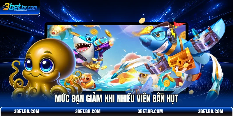 Mức đạn giảm khi nhiều viên bắn hụt