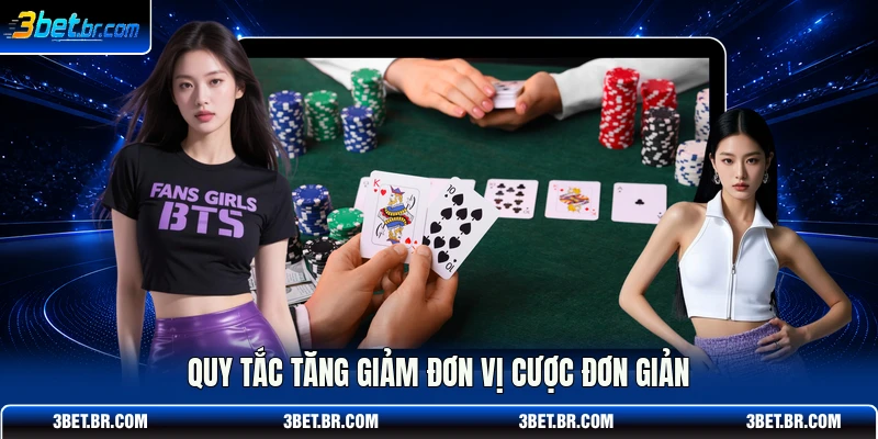Quy tắc tăng giảm đơn vị cược đơn giản